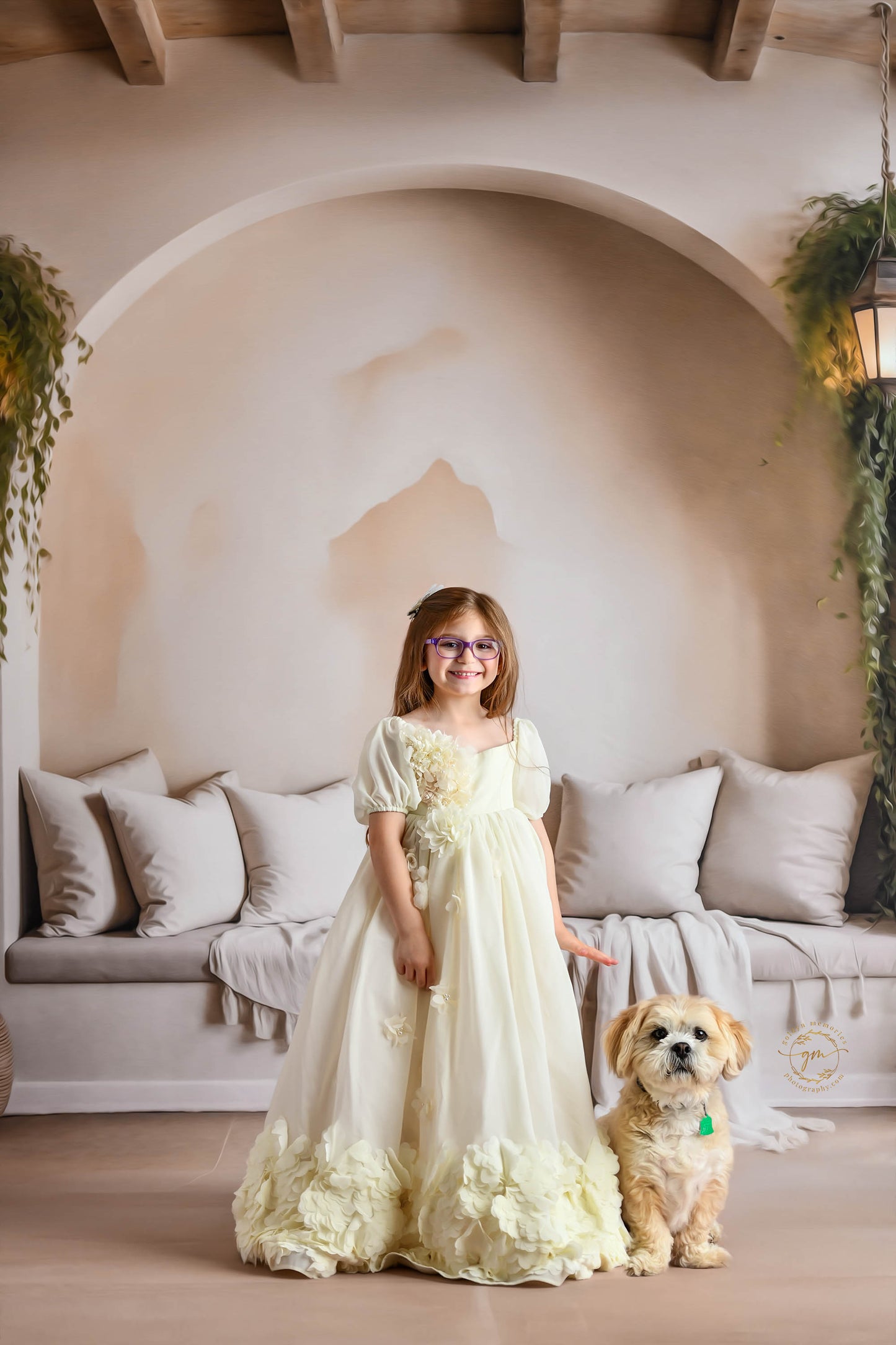 Warm Beige Comforts - Tile Floor - With Sweep Option