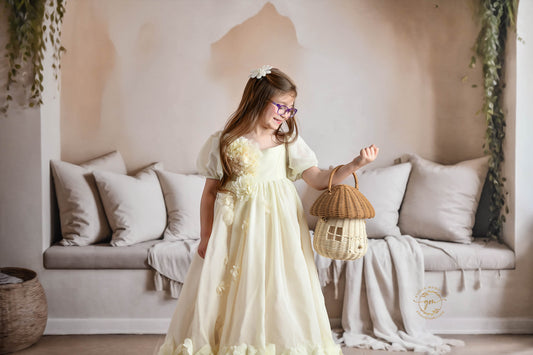 Warm Beige Comforts - Wood Floor - With Sweep Option