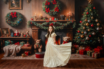 Warm Christmas Corner - With Sweep Option