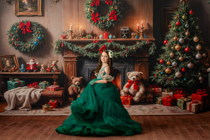 Warm Christmas Corner - With Sweep Option