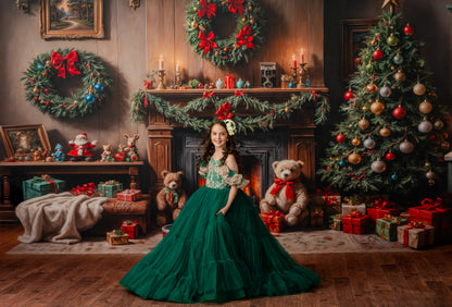 Warm Christmas Corner - With Sweep Option