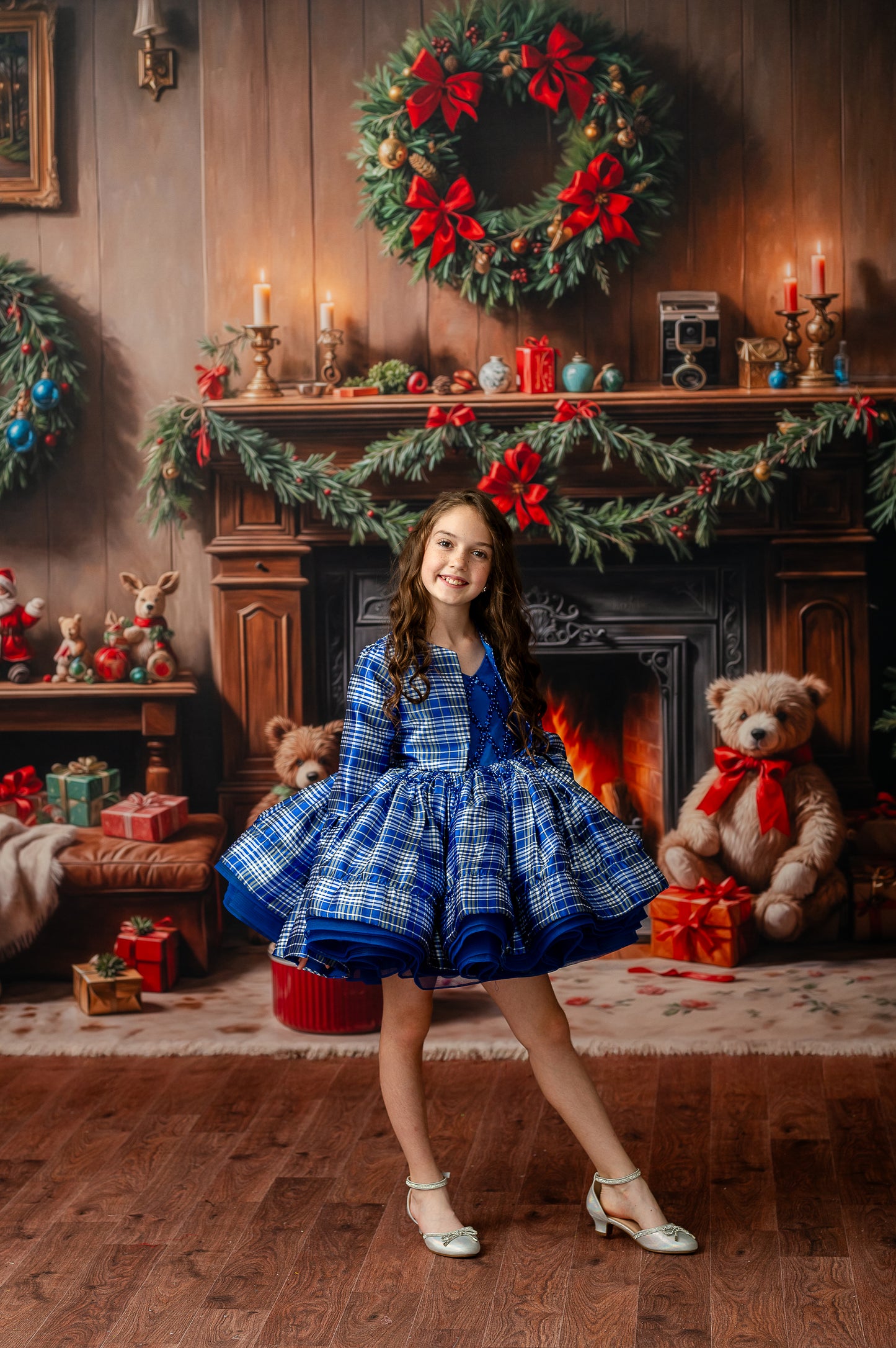 Warm Christmas Corner - With Sweep Option