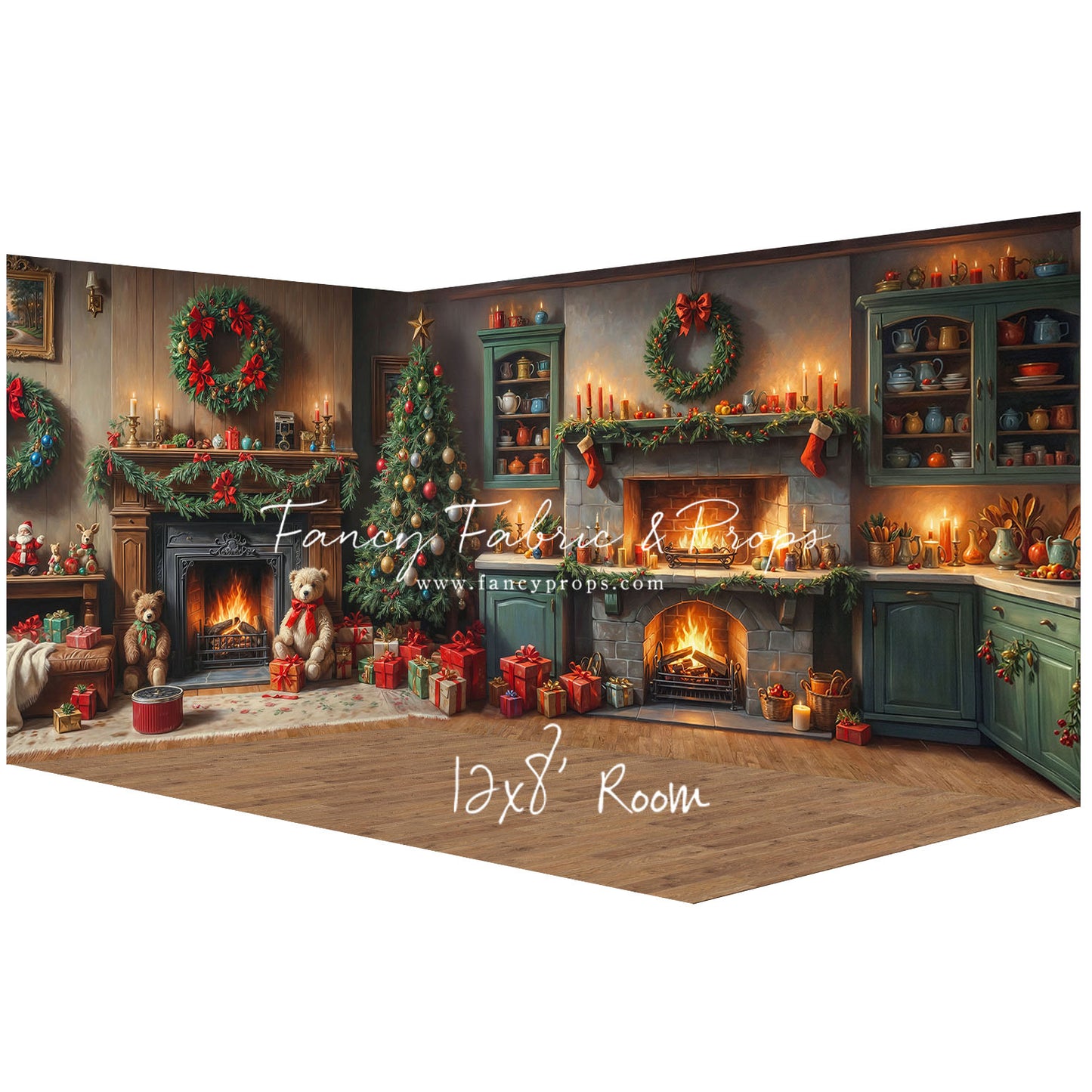 Festive Fireside Baking - Room