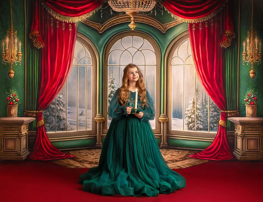 Warm Loving Holiday - Red Carpet Option - with Sweep Option