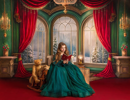 Warm Loving Holiday - Red Carpet Option - with Sweep Option