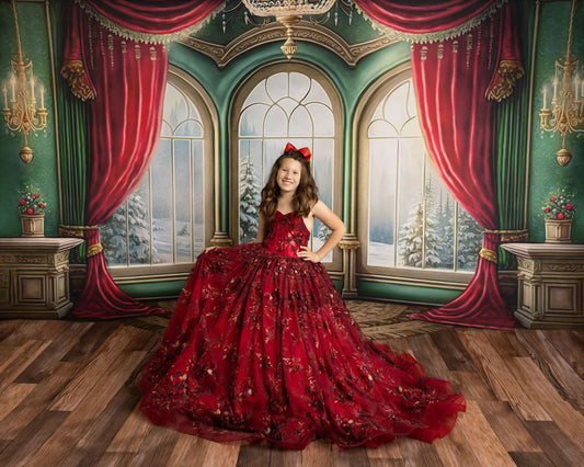 Warm Loving Holiday - Wood Floor Option - with Sweep Option