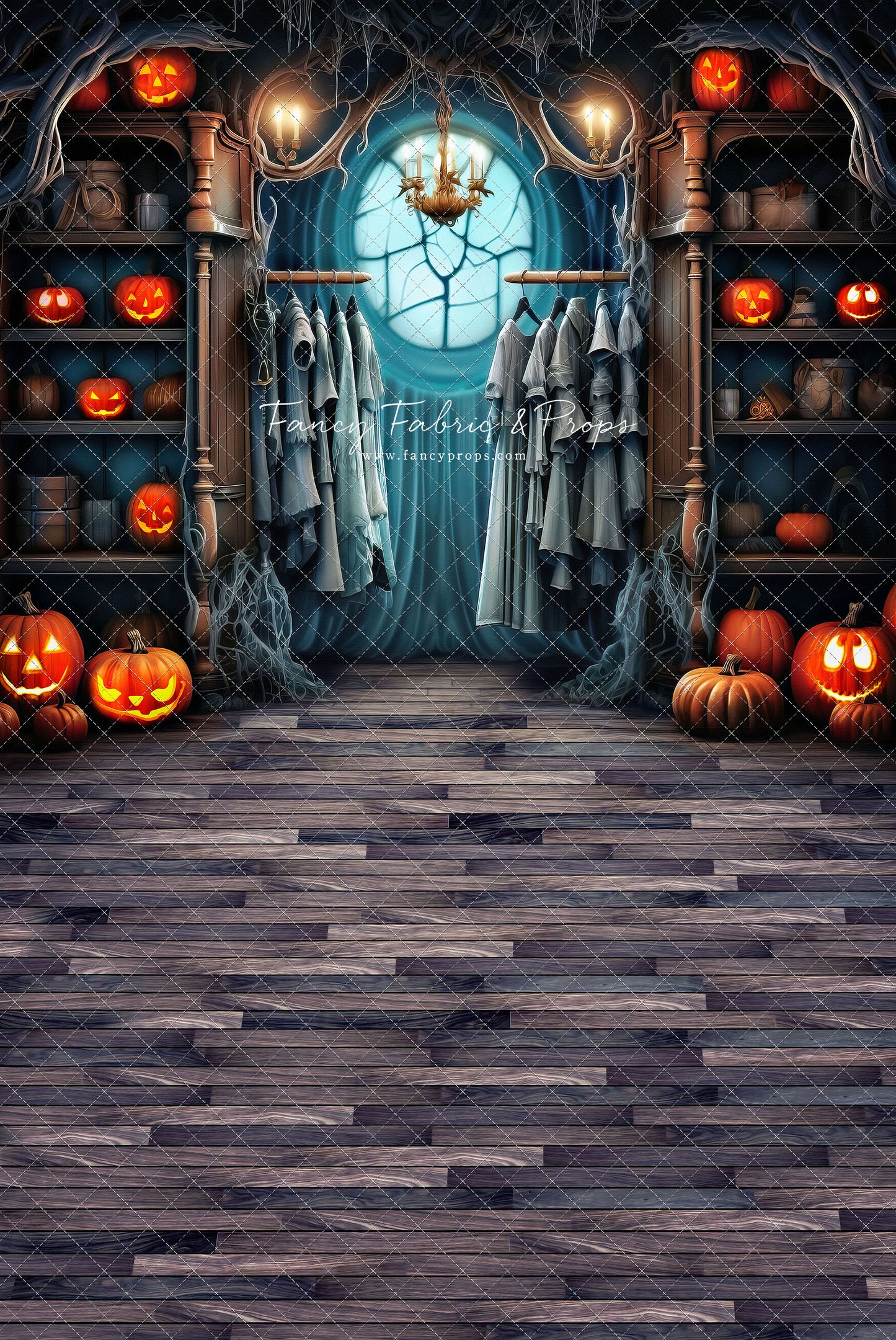 Haunted Wardrobe -Grey Floor - With Sweep Option