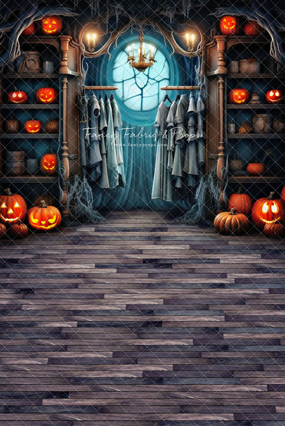 Haunted Wardrobe -Grey Floor - With Sweep Option