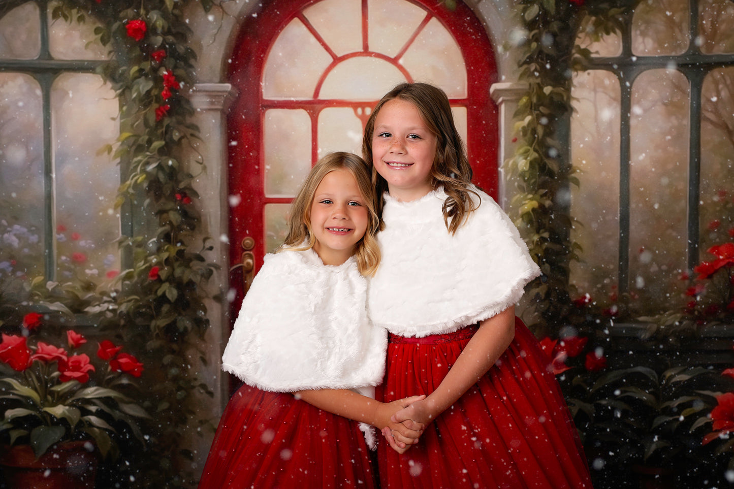 Whimsical Winter Greenhouse - With Sweep Option