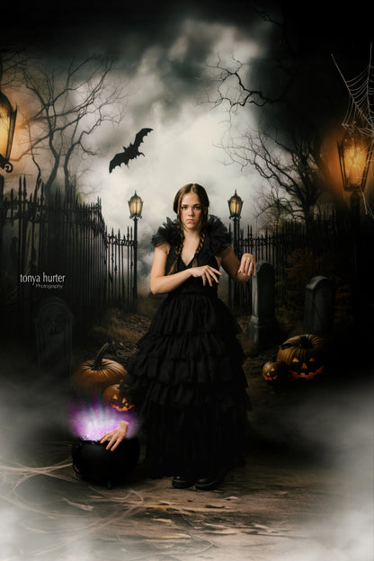 Whispering Pines Cemetary - With Sweep Option