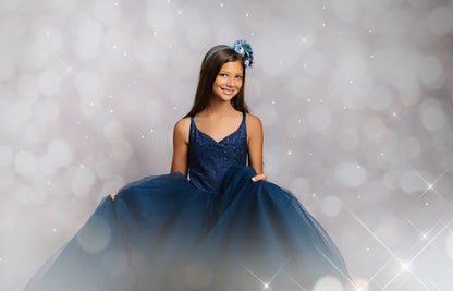 White Shimmering Stage - Sweep Sizes Only