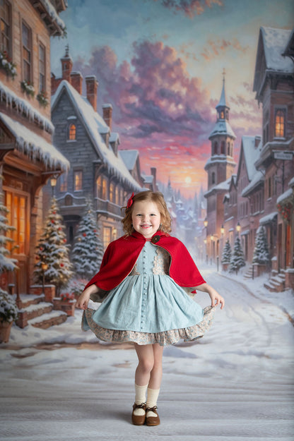 Winter Glow on Heritage Lane - With Sweep Option