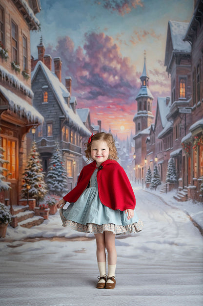 Winter Glow on Heritage Lane - With Sweep Option