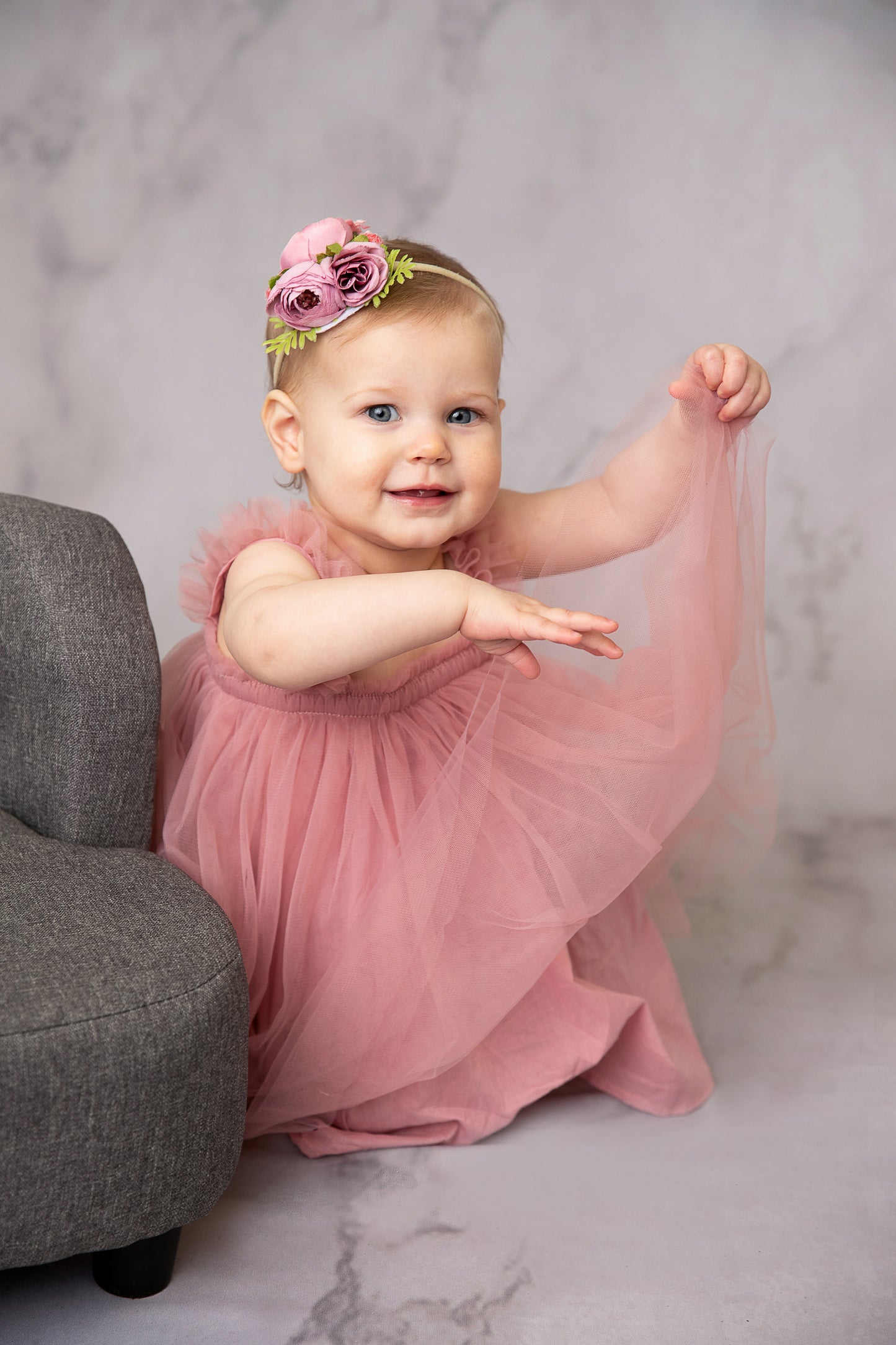 Christmas White Marble Floor