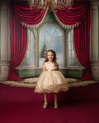 Winterside Wishes - Red Carpet Option - with Sweep Option