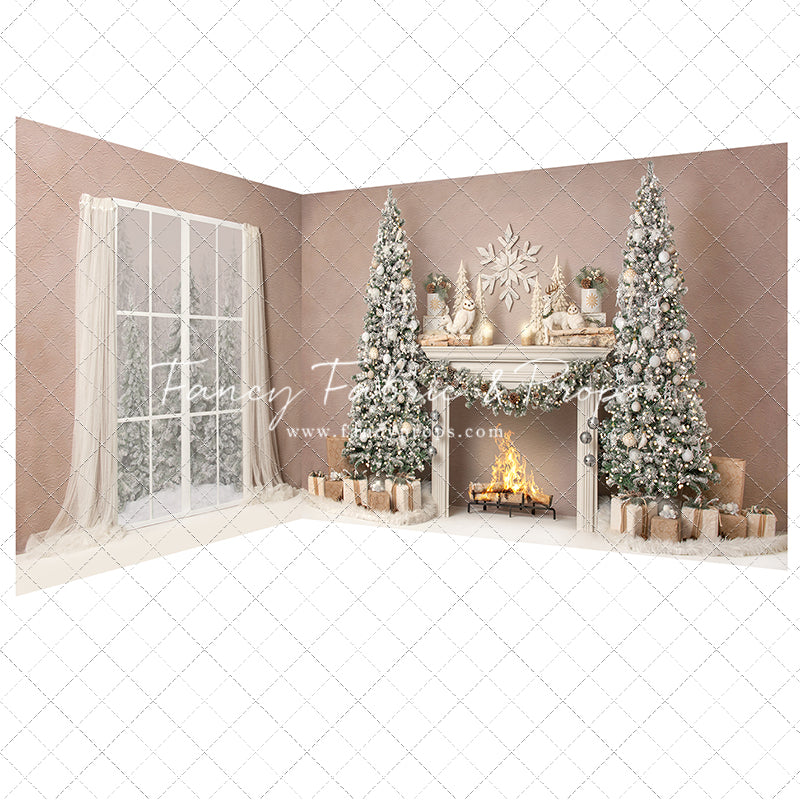 Woodland Winter Mantle 2pc Room