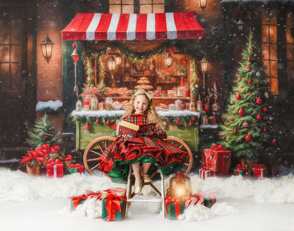 Yuletide Treats Cart - With Sweep Option