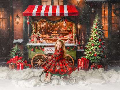 Yuletide Treats Cart - With Sweep Option