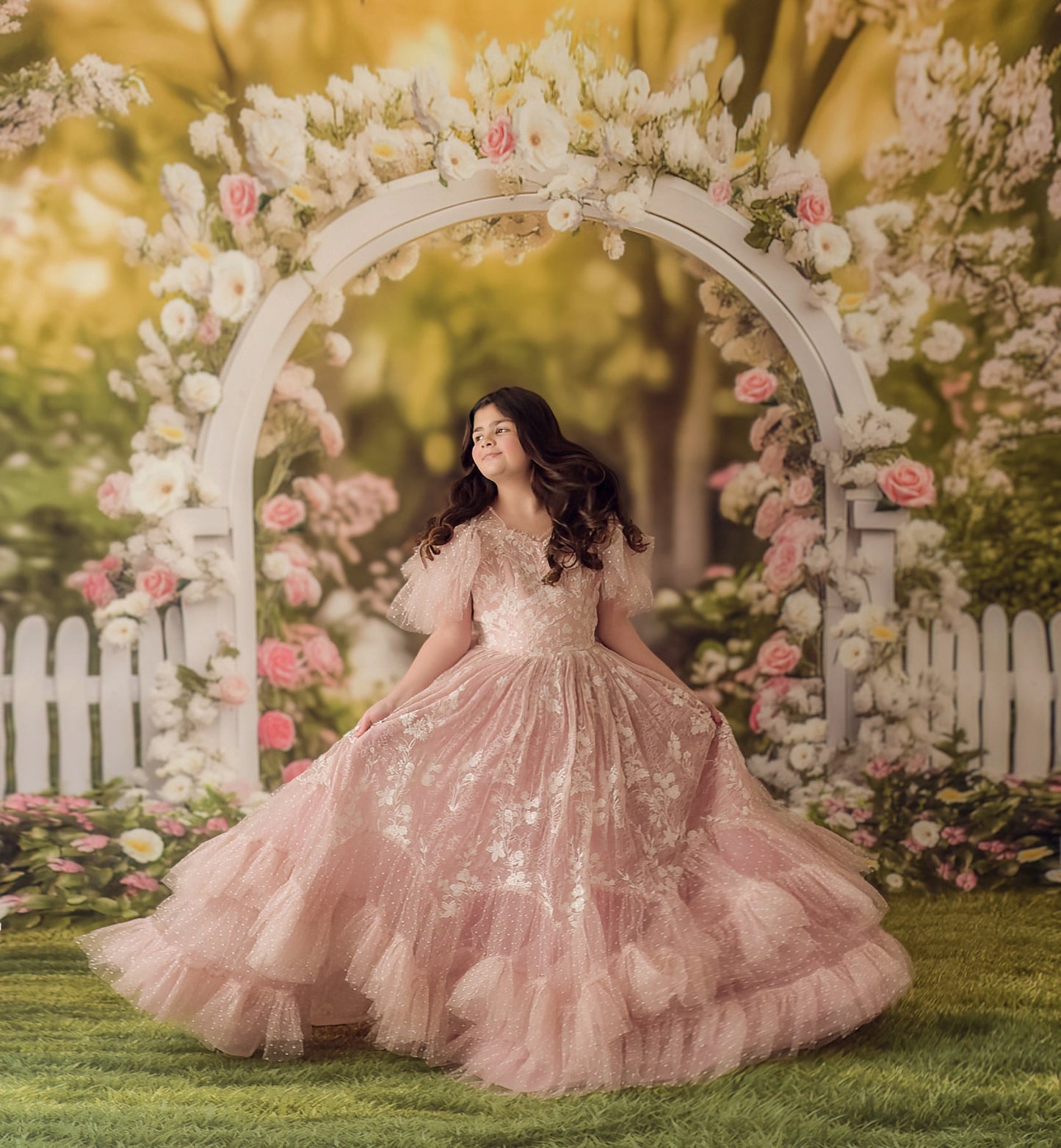 Rosewood Arch - With Sweep Option