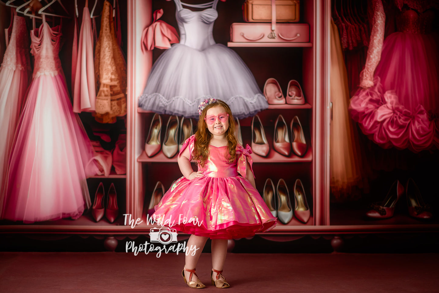 Barbie's Fabulous Wardrobe - Purple Dress Option - With Sweep Option