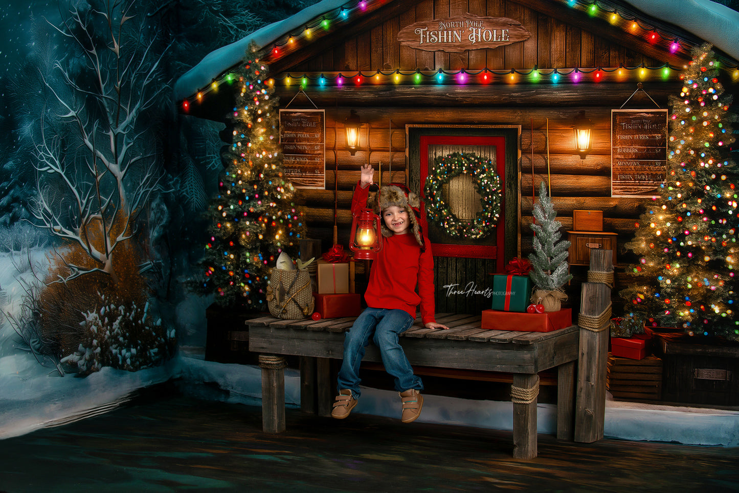 North Pole Fishing Hole - Water Floor - Room