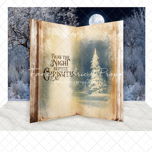 Night Before Christmas Book Set - 2pk Slimline Drops For OG Fancy Lite System - Slimline Panels