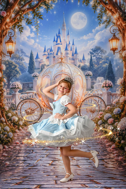 Cinderella's Carriage Castle - With Sweep Option