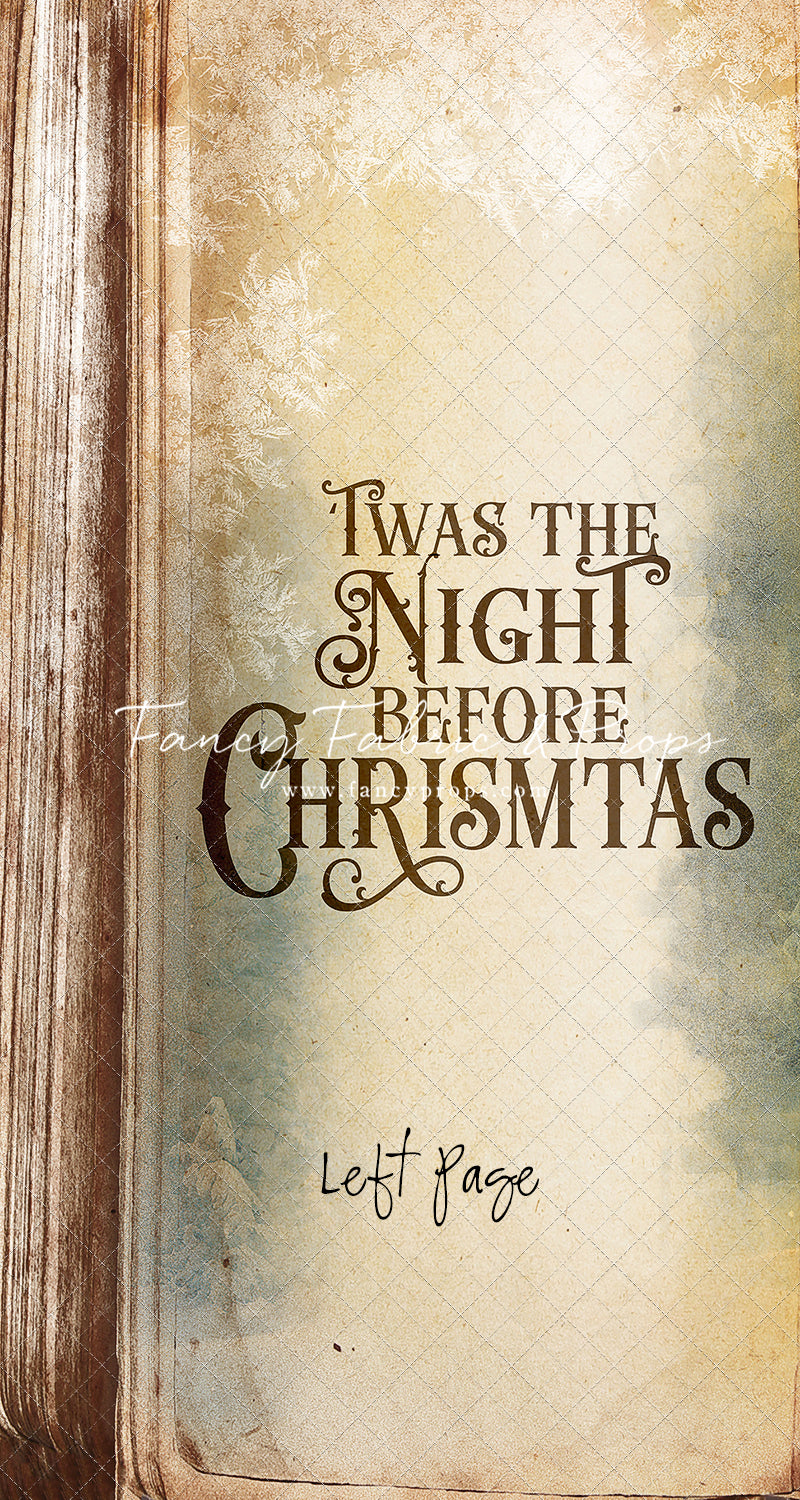 Night Before Christmas Book Set - 2pk Slimline Drops For OG Fancy Lite System - Slimline Panels