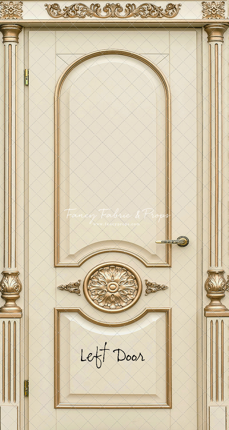 Cream Elegant Door - Slimline Drop For OG Fancy Lite System - Slimline Panels