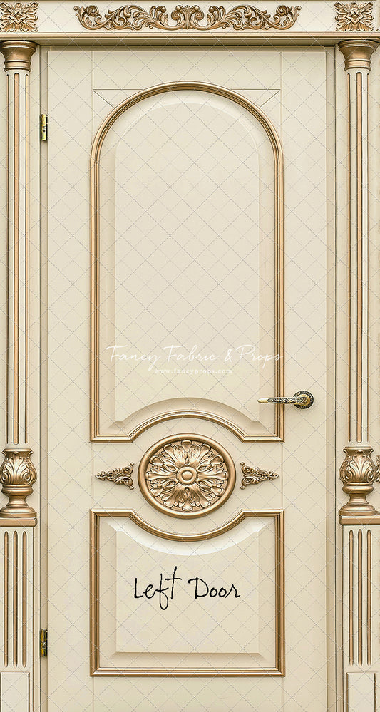 Cream Elegant Door - Slimline Drop For OG Fancy Lite System - Slimline Panels