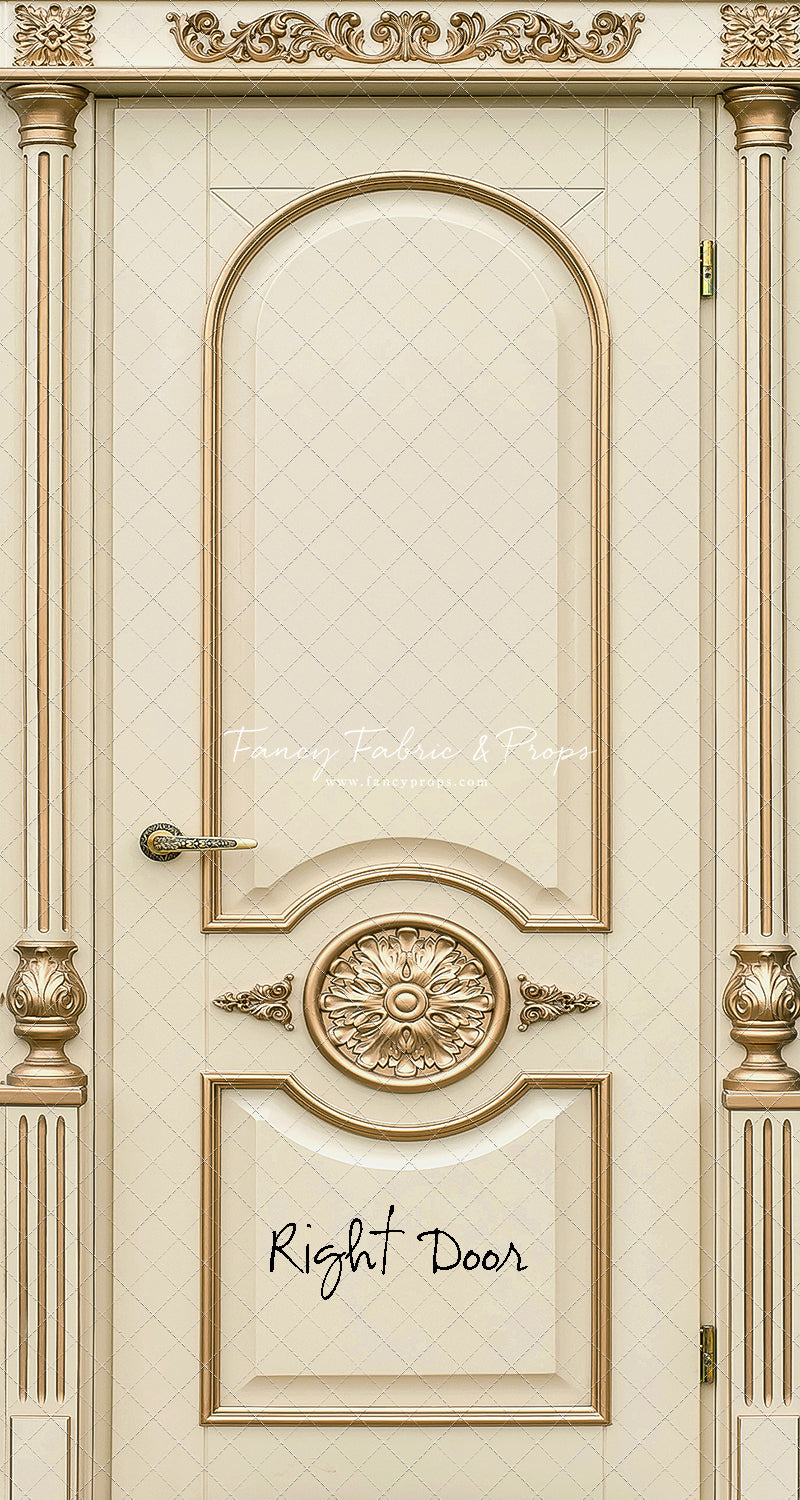 Cream Elegant Door - Slimline Drop For OG Fancy Lite System - Slimline Panels