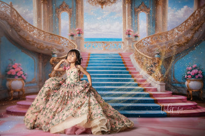 Enchanting Pastel Staircase - With Sweep Option