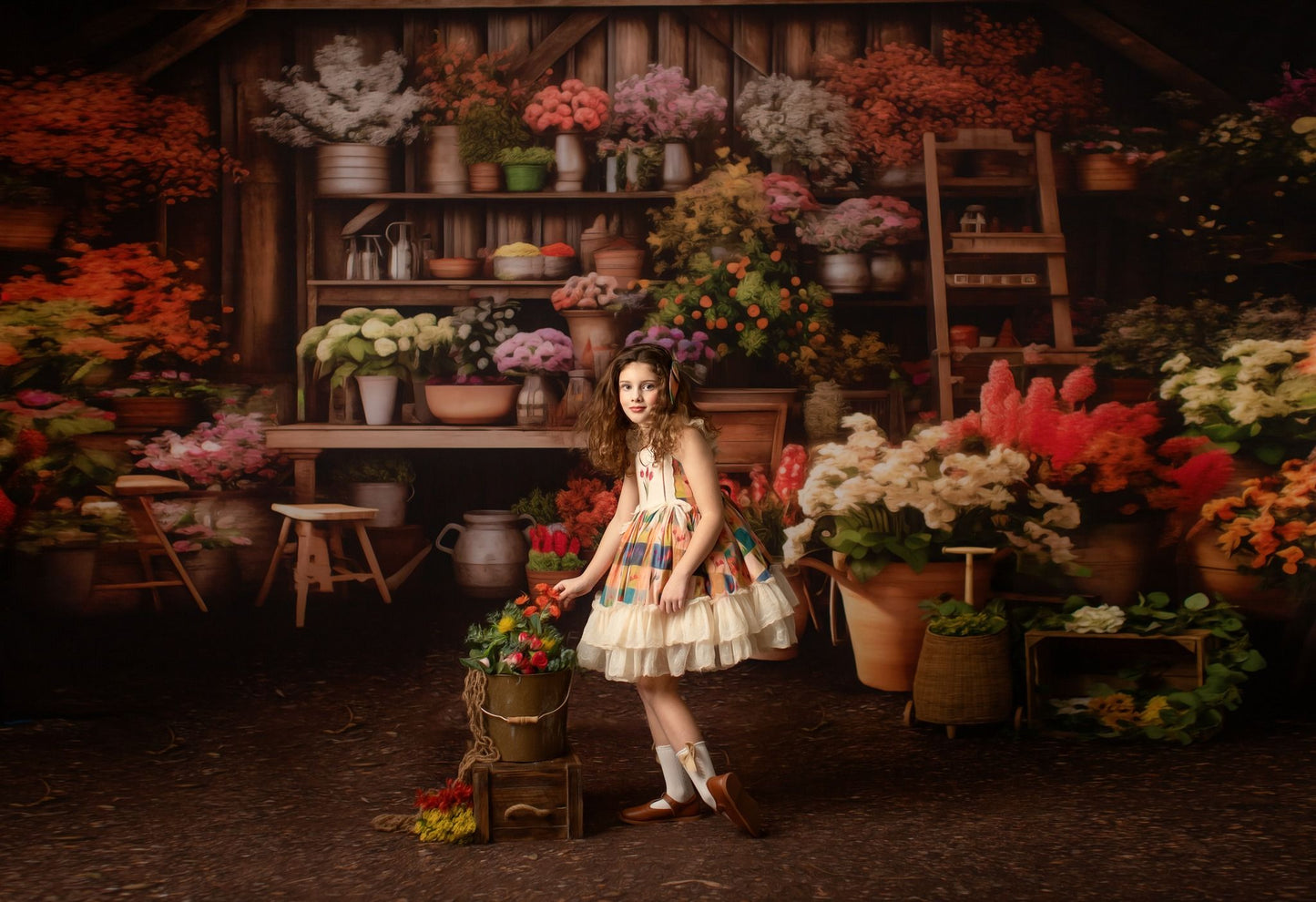 Grandma's Gardening Shed - With Sweep Option