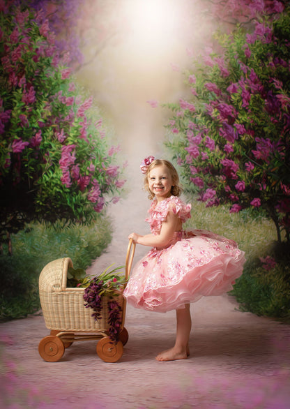 Lilac Garden Path - With Sweep Option