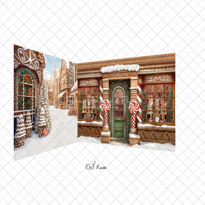 Gingerbread Town 2pc Room