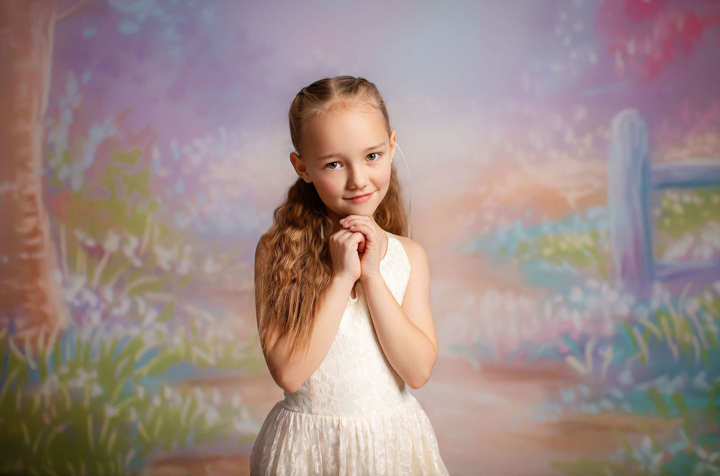 Pastel Garden Pathway - With Sweep Option