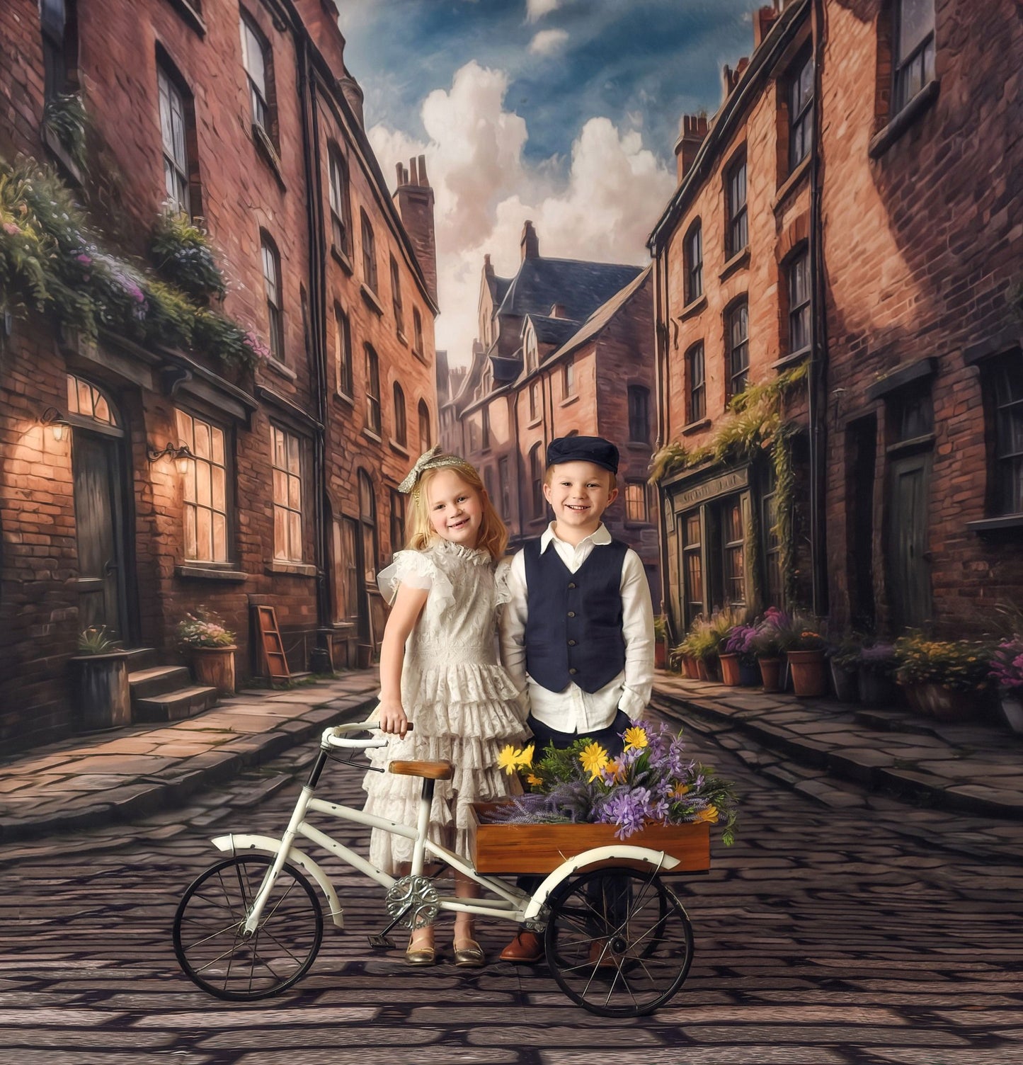 Garrison Lane - Grey Cobblestone - With Sweep Option