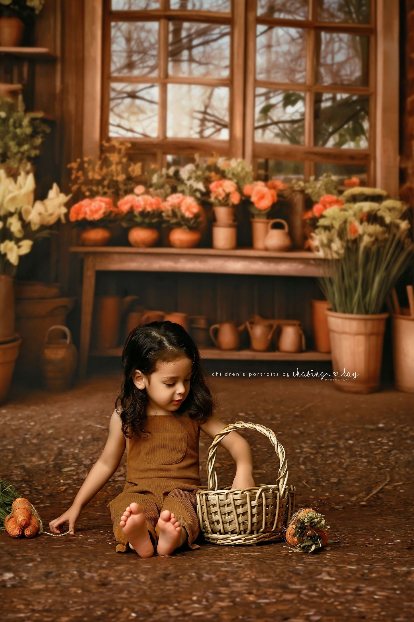 Rustic Greenhouse Garden View - With Sweep Option