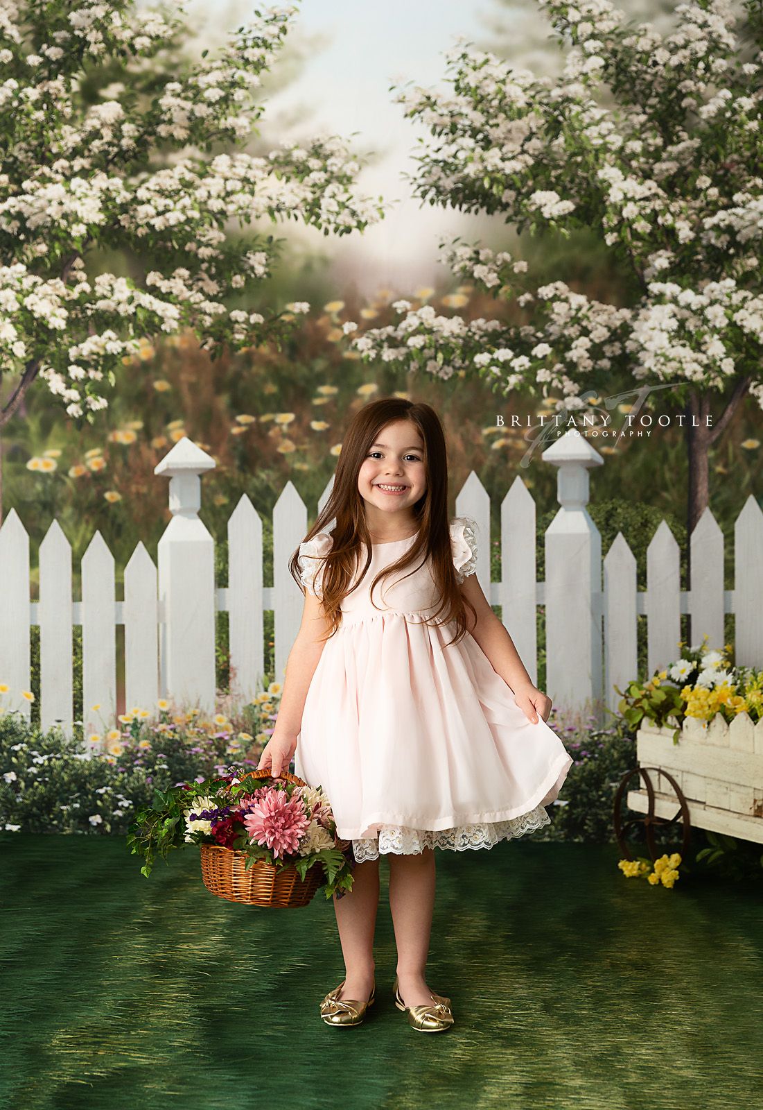 Country Spring Picket Fence