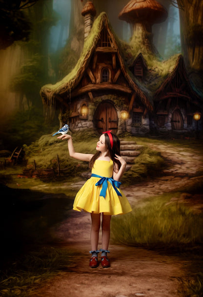 Seven Dwarfs' Cottage- With Sweep Option