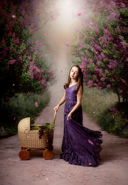 Lilac Garden Path - With Sweep Option