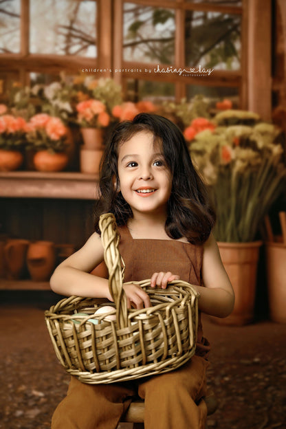 Rustic Greenhouse Garden View - With Sweep Option