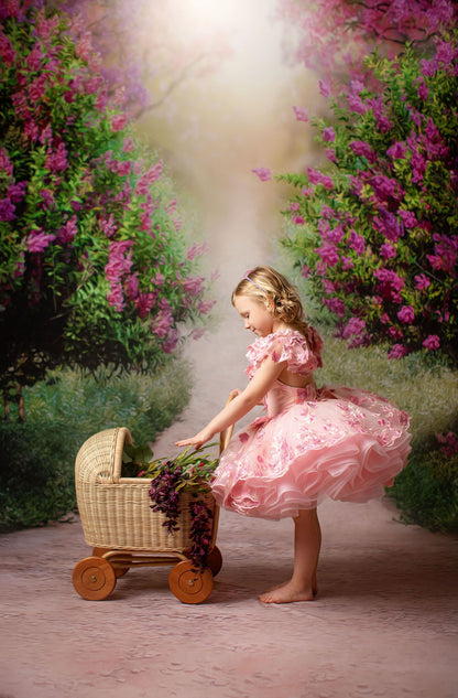 Lilac Garden Path - With Sweep Option