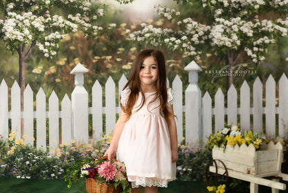 Country Spring Picket Fence