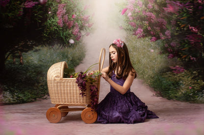 Lilac Garden Path - With Sweep Option