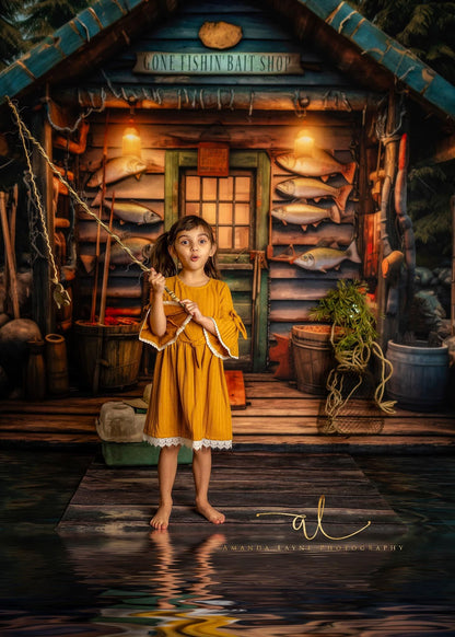 Gone Fishin Bait Shop- Water Version - With Sweep Option