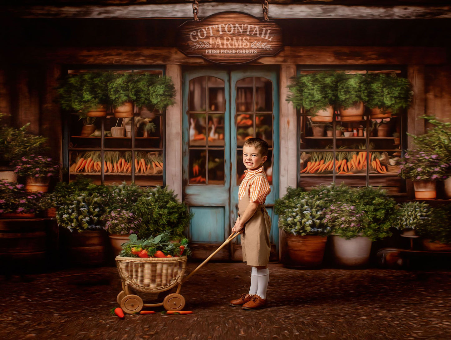 Cottontail Farms Market 2pc Set