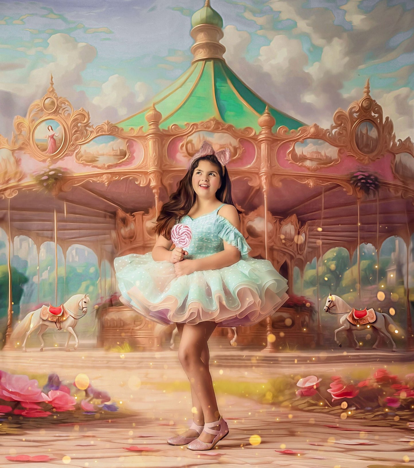 Victorian Elegance Carousel - With Sweep Option