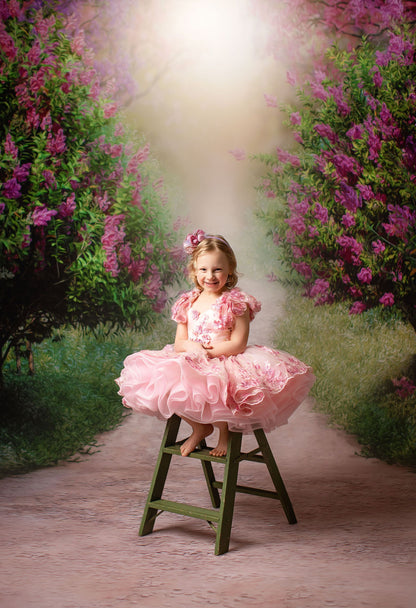 Lilac Garden Path - With Sweep Option