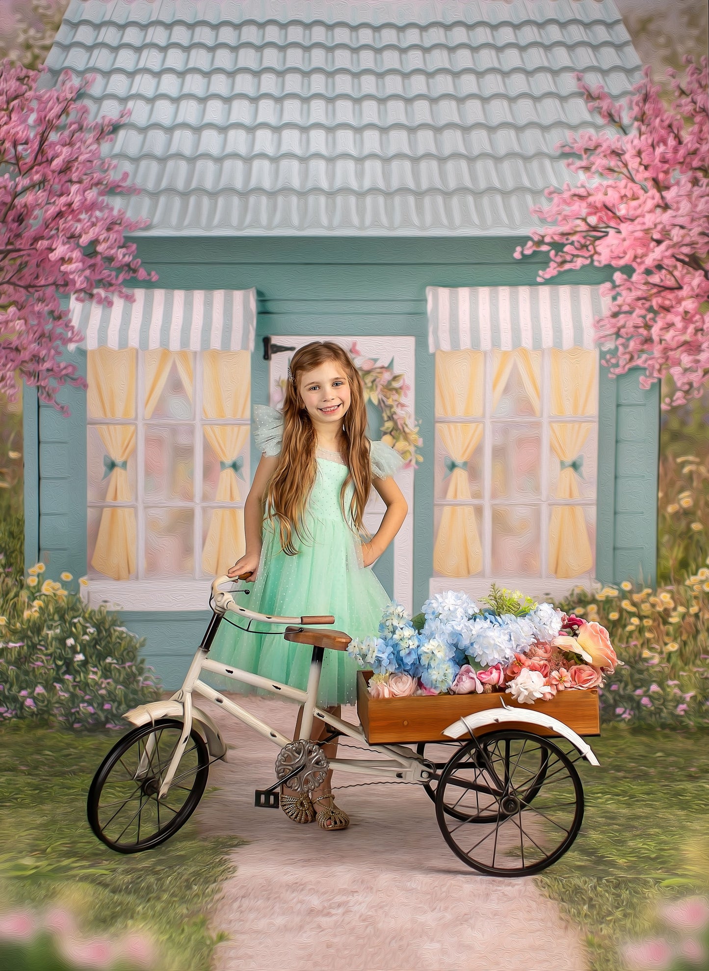 Spring in Bloom Cottage - With Sweep Option